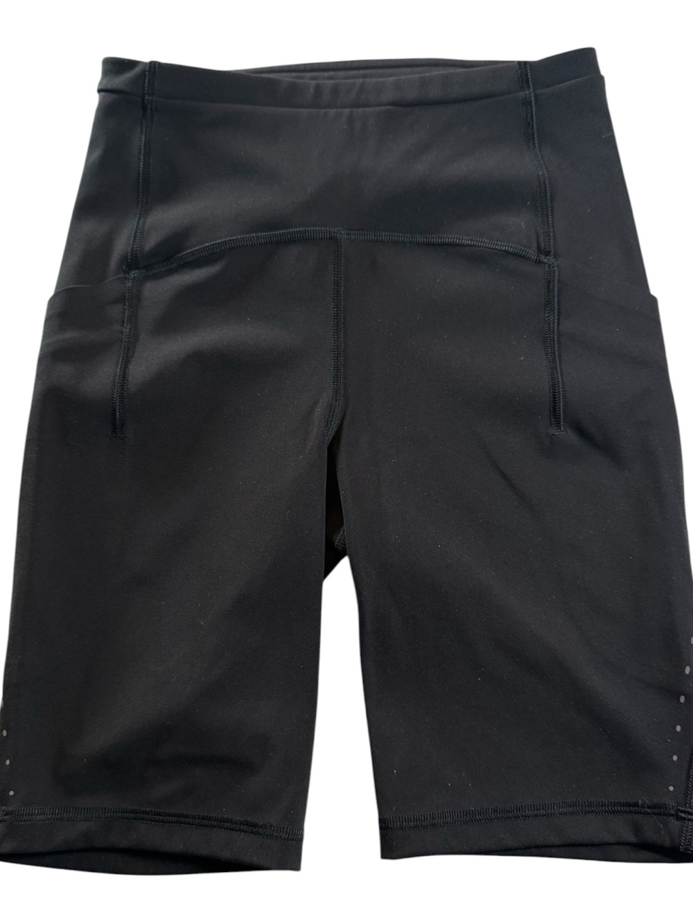 Lululemon Black High Rise Bike Shorts Reflective Size 2